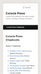 Mobile Screenshot of coraclepress.com